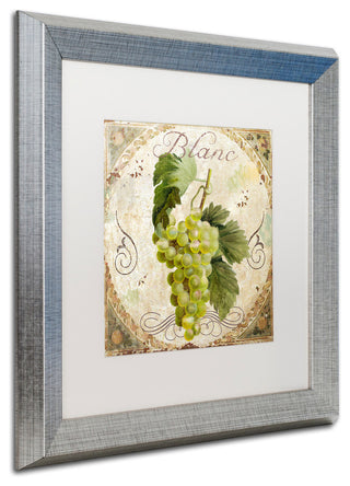 Color Bakery 'Tuscany Table Blanc' Art, Silver Frame, White Matte, 16"x16"