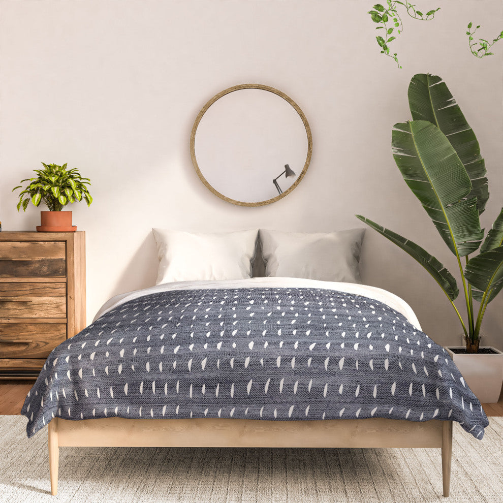 Deny Designs Holli Zollinger Bogo Denim Rain Light Bed in a Bag, Queen