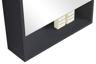 Venezian 18" Medicine Cabinet, Black, 22"