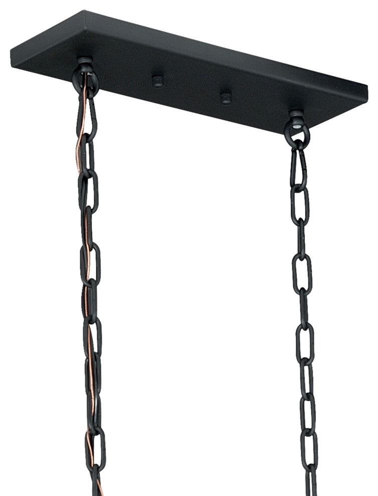 Catana 8L Linear Chandelier Oil Rubbed Bronze