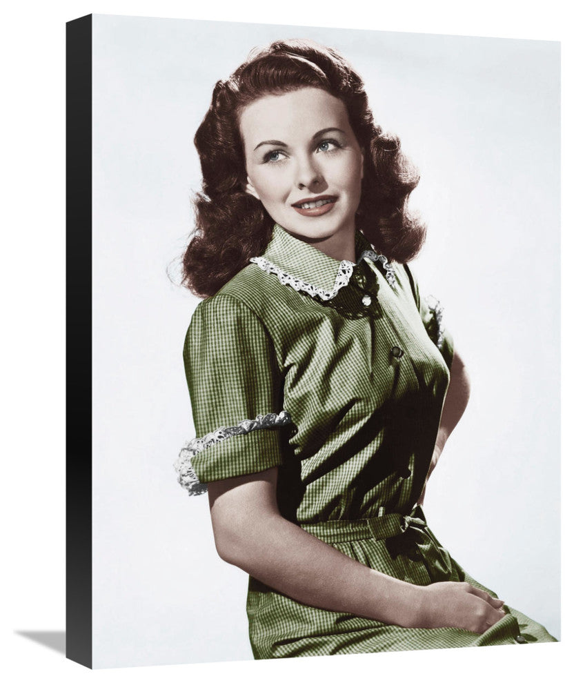 "Jeanne Crain" Stretched Canvas Giclee by Hollywood Photo Archive, 17"x22"