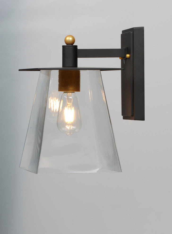 Maxim 10313 Chalet 1 Light 13" Tall LED Outdoor Wall Sconce - Bronze / Gold /