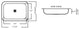 Nantucket Sinks RES 17.5 Inch Hammered Stainless Steel Rectangle Bar Sink