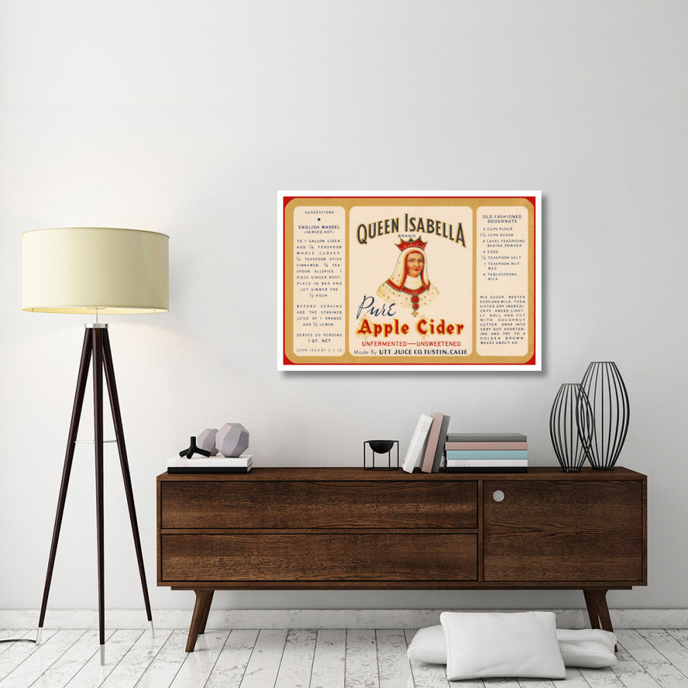 "Queen Isabella Pure Apple Cider" Digital Paper Print by Retrolabel, 46"x31"