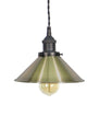 Black Antique Brass Shade Pendant Light