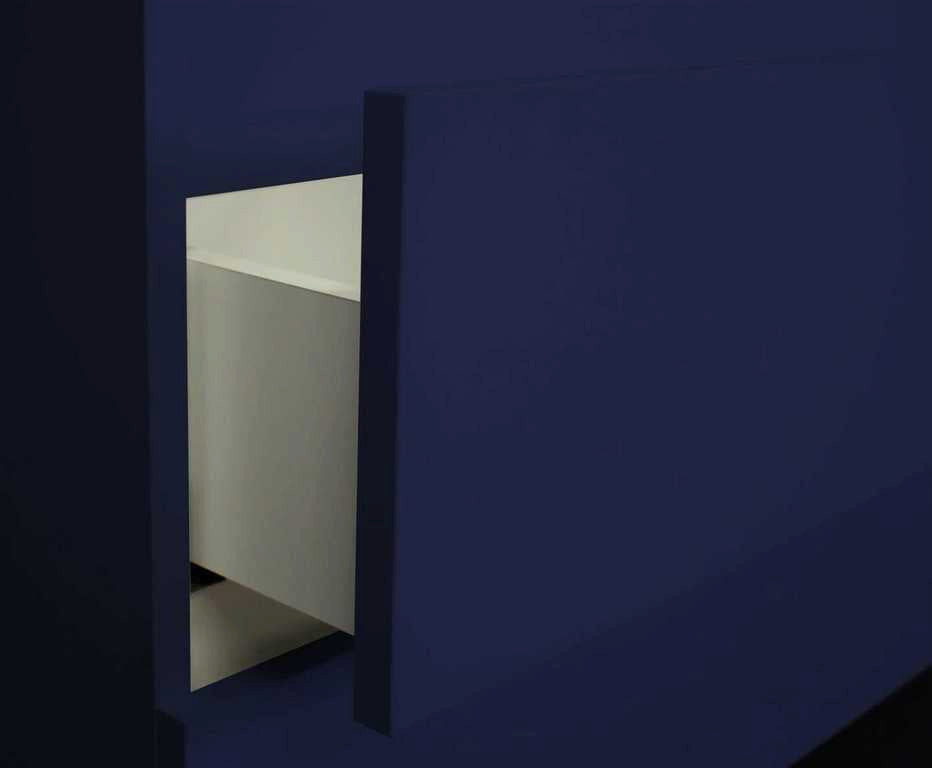 Salt 18Dx30" Floating Bathroom Vanity, Cabinet Only, Navy