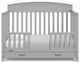 Graco Benton 5-in-1 Convertible Crib With Drawer, Pebble Gray