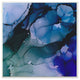 Deep Water Abstract Splashes Wall Plaque Art, 12"x12"