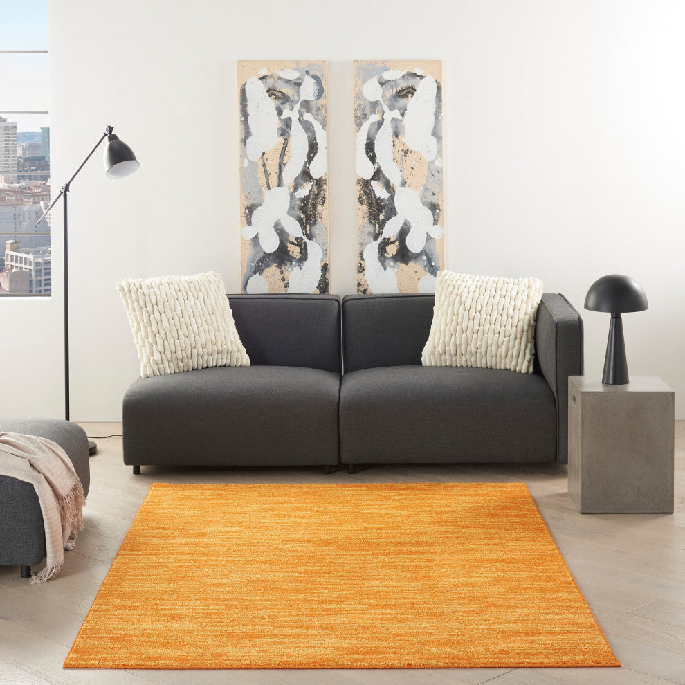 Nourison Essentials 6' x 9' Sunburst Outdoor Area Rug