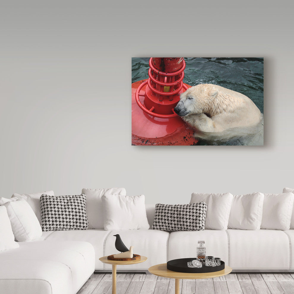 Antje Wenner Braun 'My Buoy' Canvas Art, 19"x12"