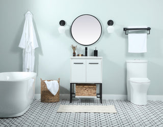 Sue 24" Single Bathroom Vanity, White