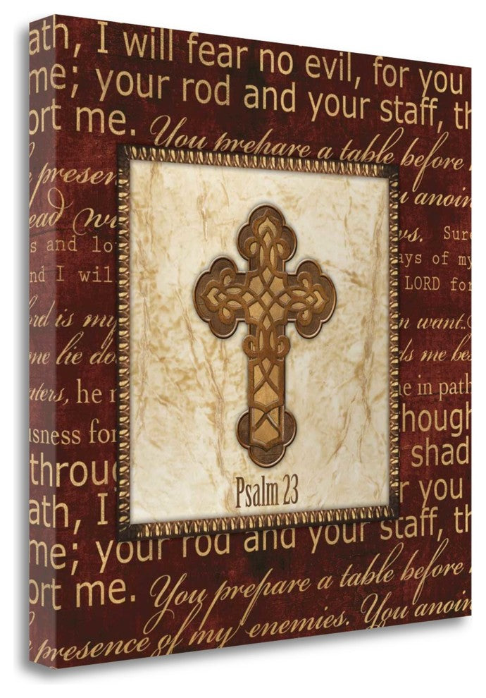 "I Will Fear No Evil" By Artique Studio, Giclee Print on Gallery Wrap Canvas