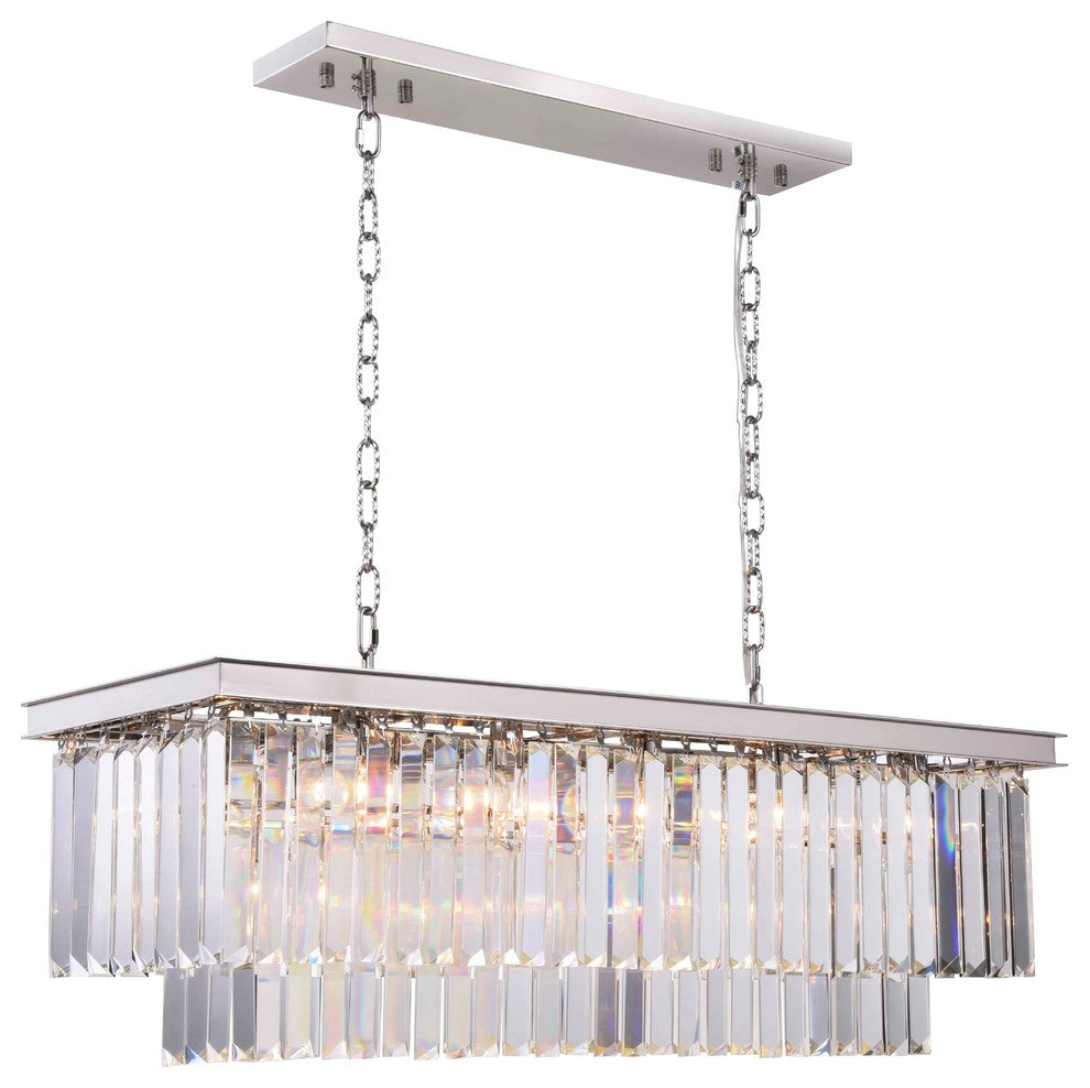Sydney 12-Light Chandelier, Shade: Clear