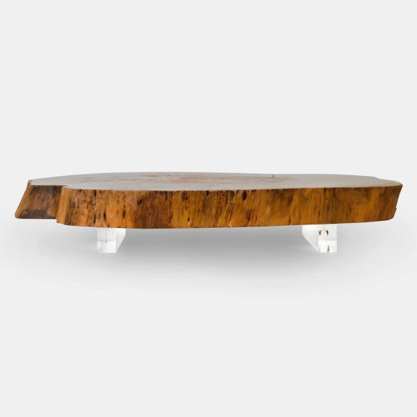 Vinhatico Crosscut Wood Coffee Table