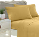 Gold Queen 4-Piece Bed Sheet Set