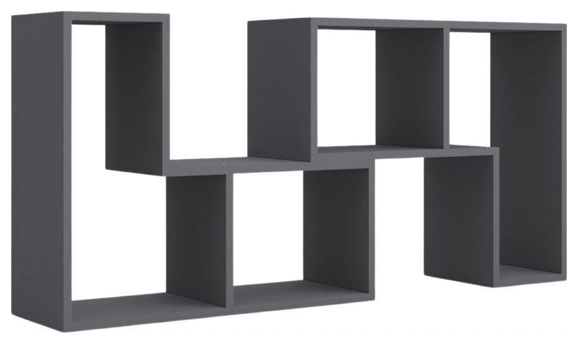 ANALI Modular Bookcase, Grey