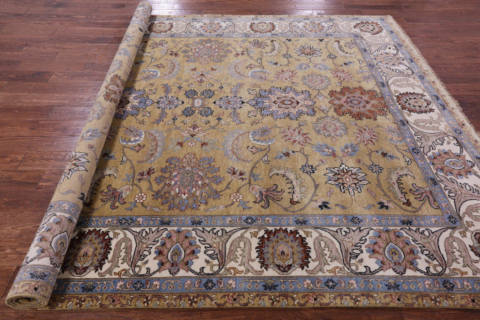 8' 1" X 9' 8" Persian Tabriz Handmade Wool Rug - Q16033