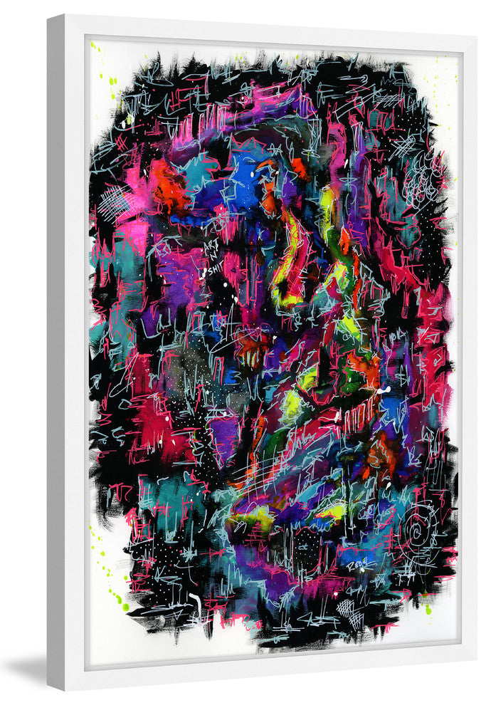 Marmont Hill, "Freaked" by Sloane Kady Framed Painting Print, 20x30