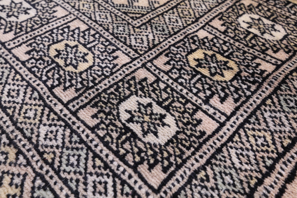 2' 6" X 8' 1" Runner Signed Silky Bokhara Handmade Wool Rug - Q13777