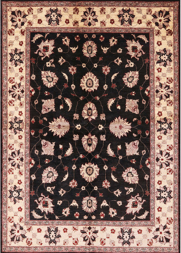 Ahgly Company Indoor Rectangle Mid-Century Modern Area Rugs, 7' x 9'