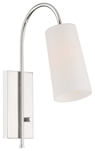 Alexa 1 Light Polished Nickel Wall Mount
