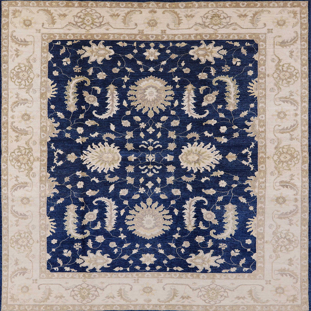 Ahgly Company Indoor Square Mid-Century Modern Area Rugs, 3' Square