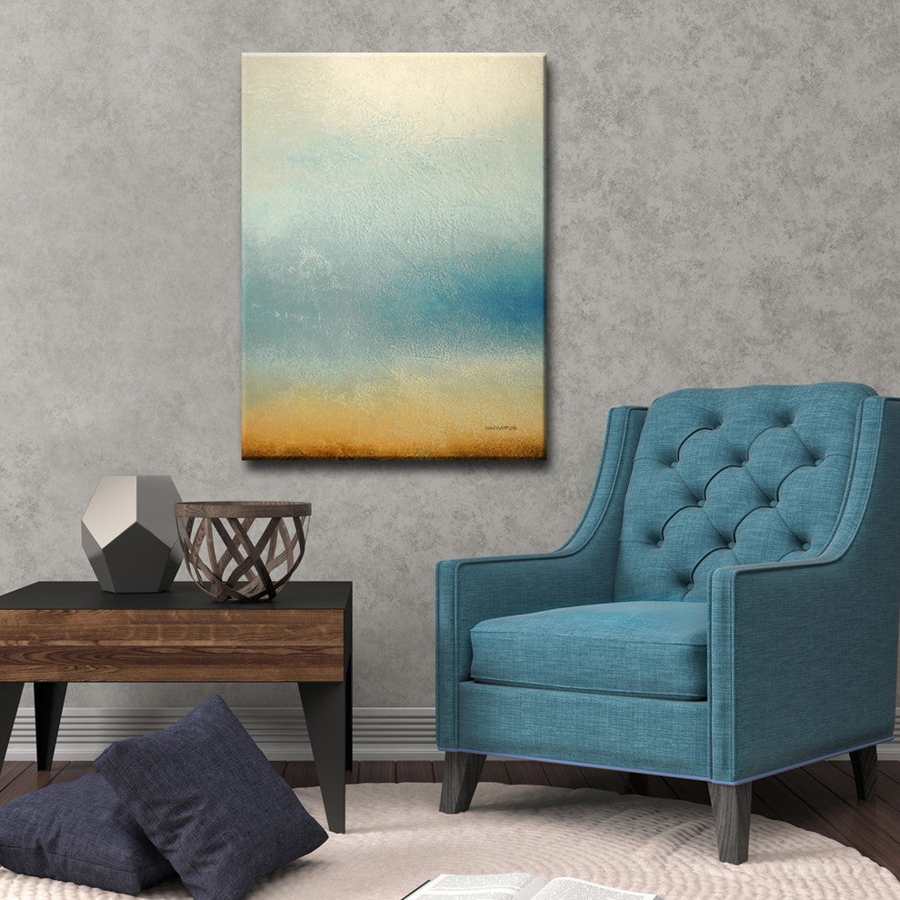 Ready2HangArt Abstract Canvas Art 'Escape' by Norman Wyatt, 40"x30"