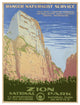 "Zion National Park, ca. 1938" Paper Print by Ranger Naturalist Service, 26"x34"