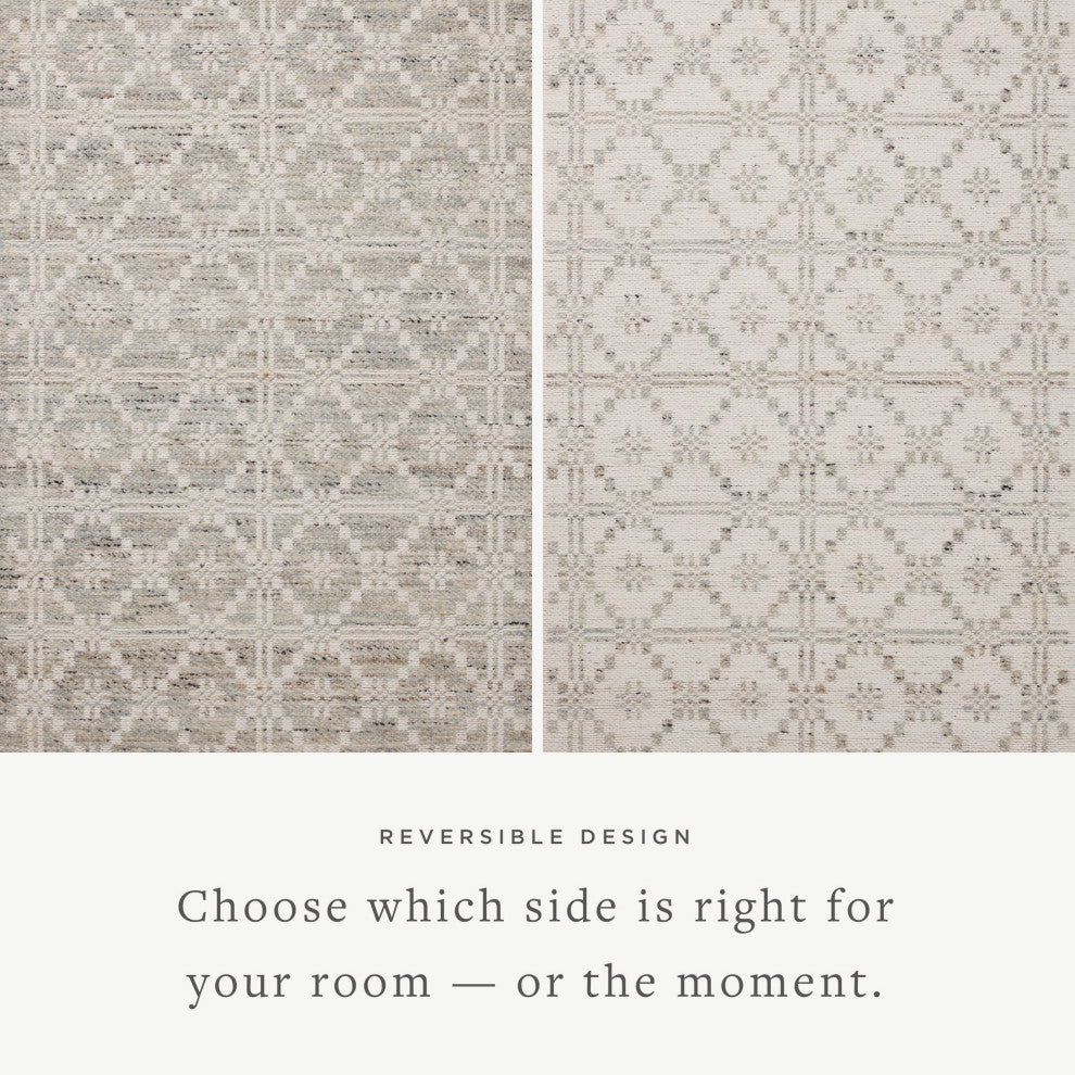 Angela Rose x Loloi Rivers Lagoon / Ivory 8''-6" x 11''-6" Area Rug