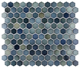 Hudson 1" Hex Atlantis Porcelain Floor and Wall Tile