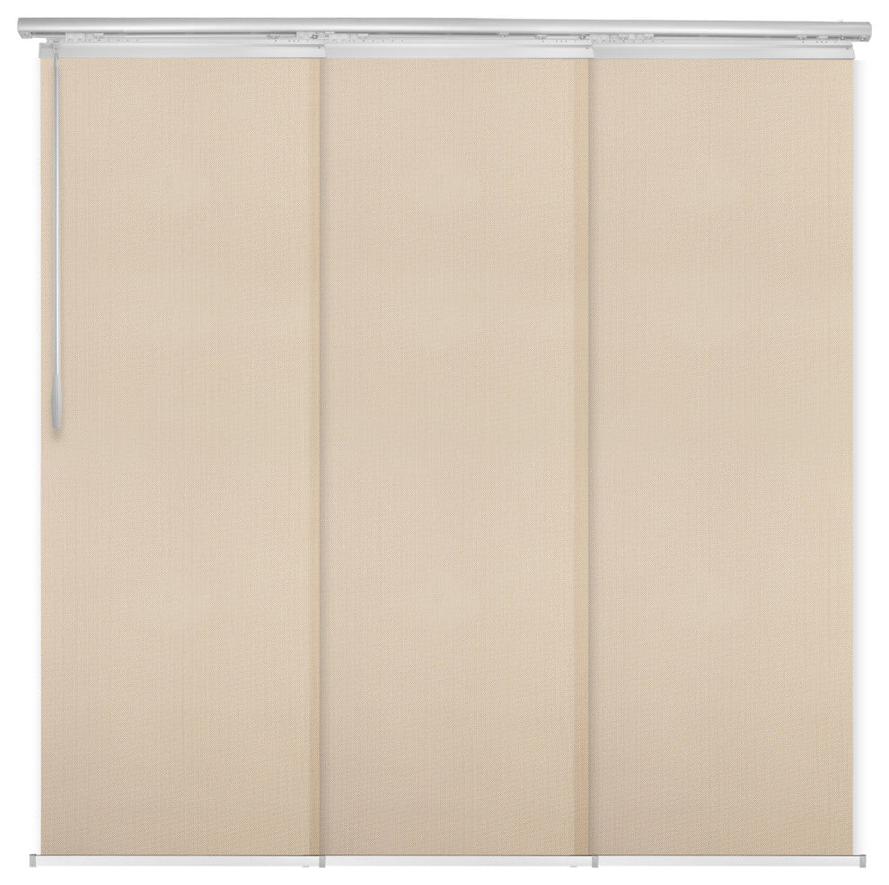 Maxene 3-Panel Track Extendable Vertical Blinds 36-66"W