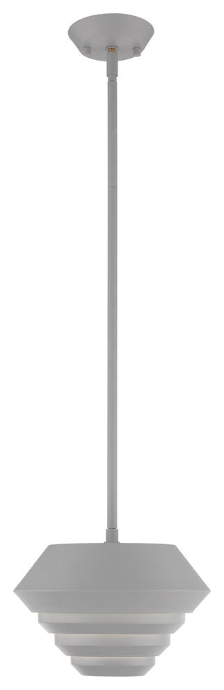 Livex Lighting Nordic Gray 1-Light Mini Pendant