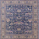 Ahgly Company Indoor Square Mid-Century Modern Area Rugs, 5' Square