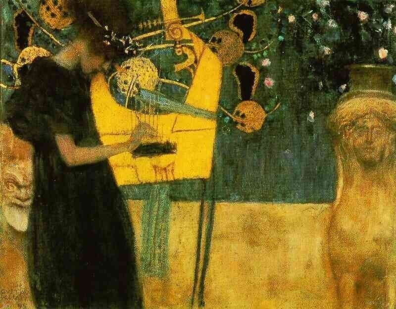 Gustav Klimt Music Wall Decal