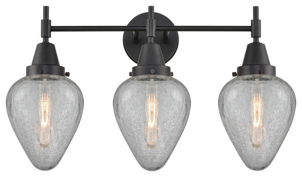 INNOVATIONS LIGHTING 447-3W-BK-G165-LED Caden 3 Light 26 inch Bath Vanity Light
