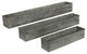 Metal and Patina Finish Troughs - Set of 3