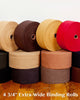 NaturalAreaRugs Cotton Non Slip Carpet Tape (4.75 In x 150 Ft), Red
