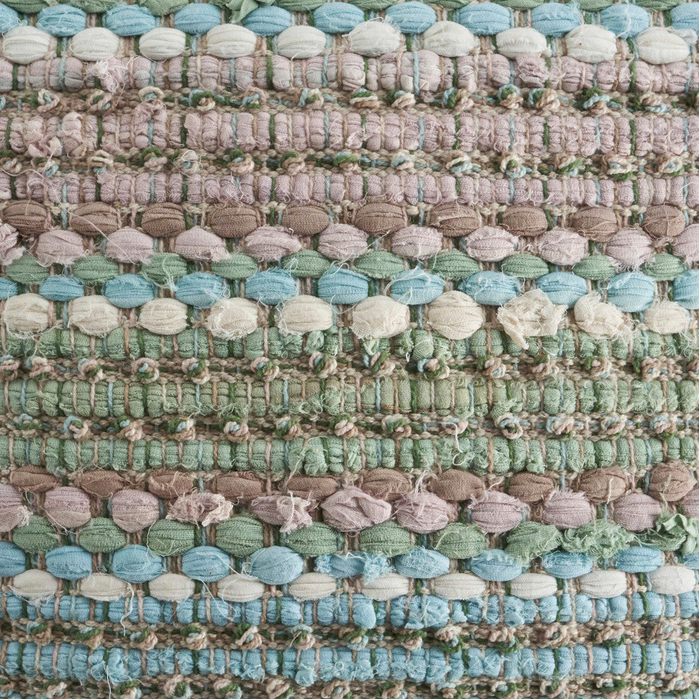 Verdant Weave Throw Pillow