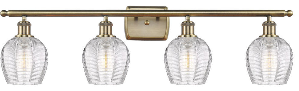 Innovations 516-4W-AB-G462-6-LED 4 Light Bath Vanity Light, Antique Brass