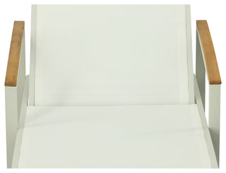 Braylee Reclining Chaise Lounge, Natural White