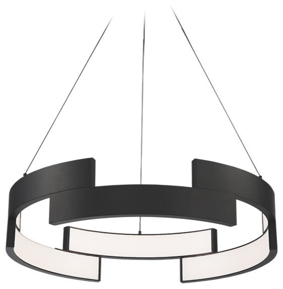 Trap 27" LED Pendant 3000K, Black