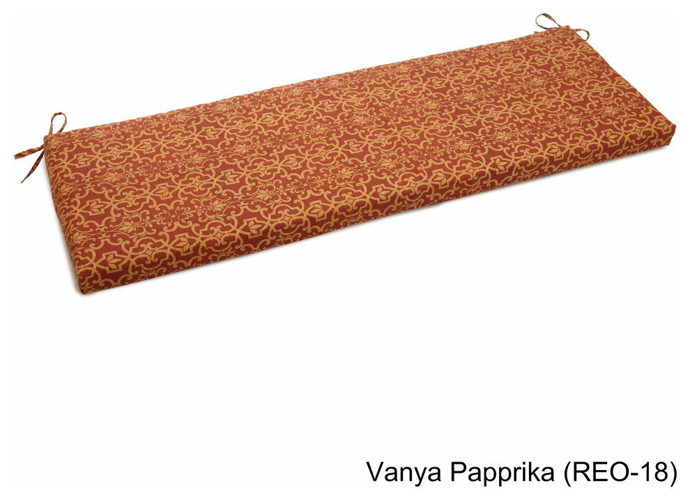 60"x19" Bench Cushion, Vanya Papprika