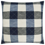 Buffalo Quilt Pillow - Denim