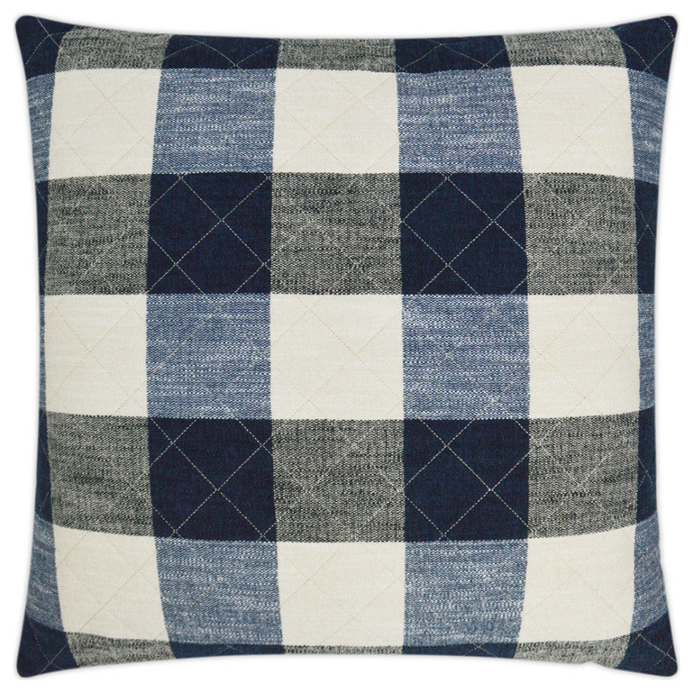 Buffalo Quilt Pillow - Denim