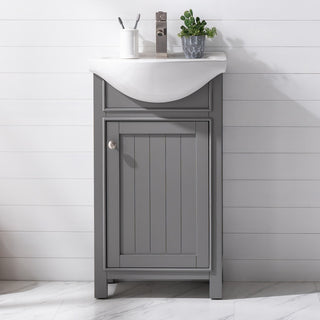 Marian Transitional Gray 20" Single Sink Vanity