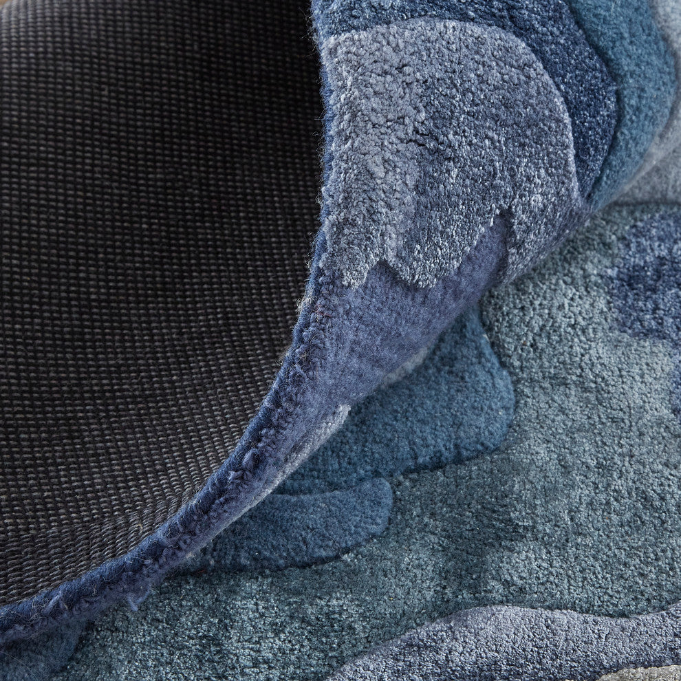 Weave & Wander Arwyn Modern Viscose Rug, 8'x10'