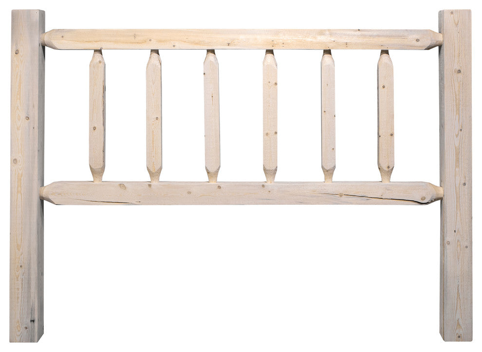Homestead Collection Full Headboard, Clear Lacquer Finish