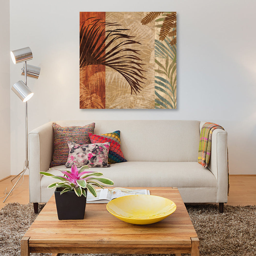 "In The Tropics II" by Chris Donovan, Canvas Print, 37"x37"