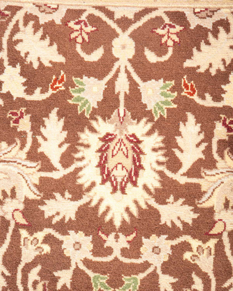 Chandigarh, One-of-a-Kind Hand-Knotted Area Rug Brown, 3'1"x5'4"
