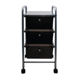 3 Drawer Organizer, Smoke-colored Drawers